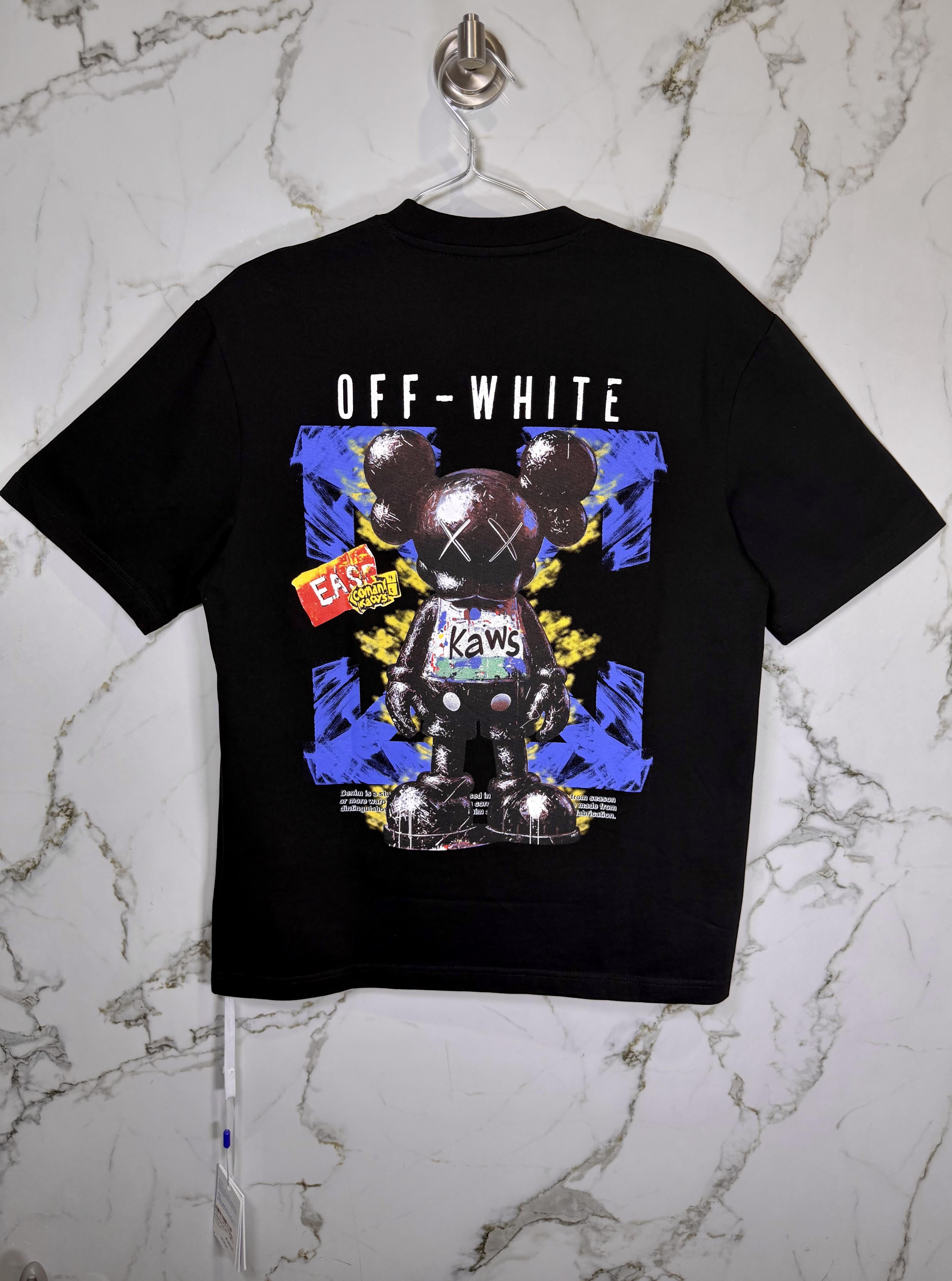 Playera 100% Algodón Off White Cuello Redondo