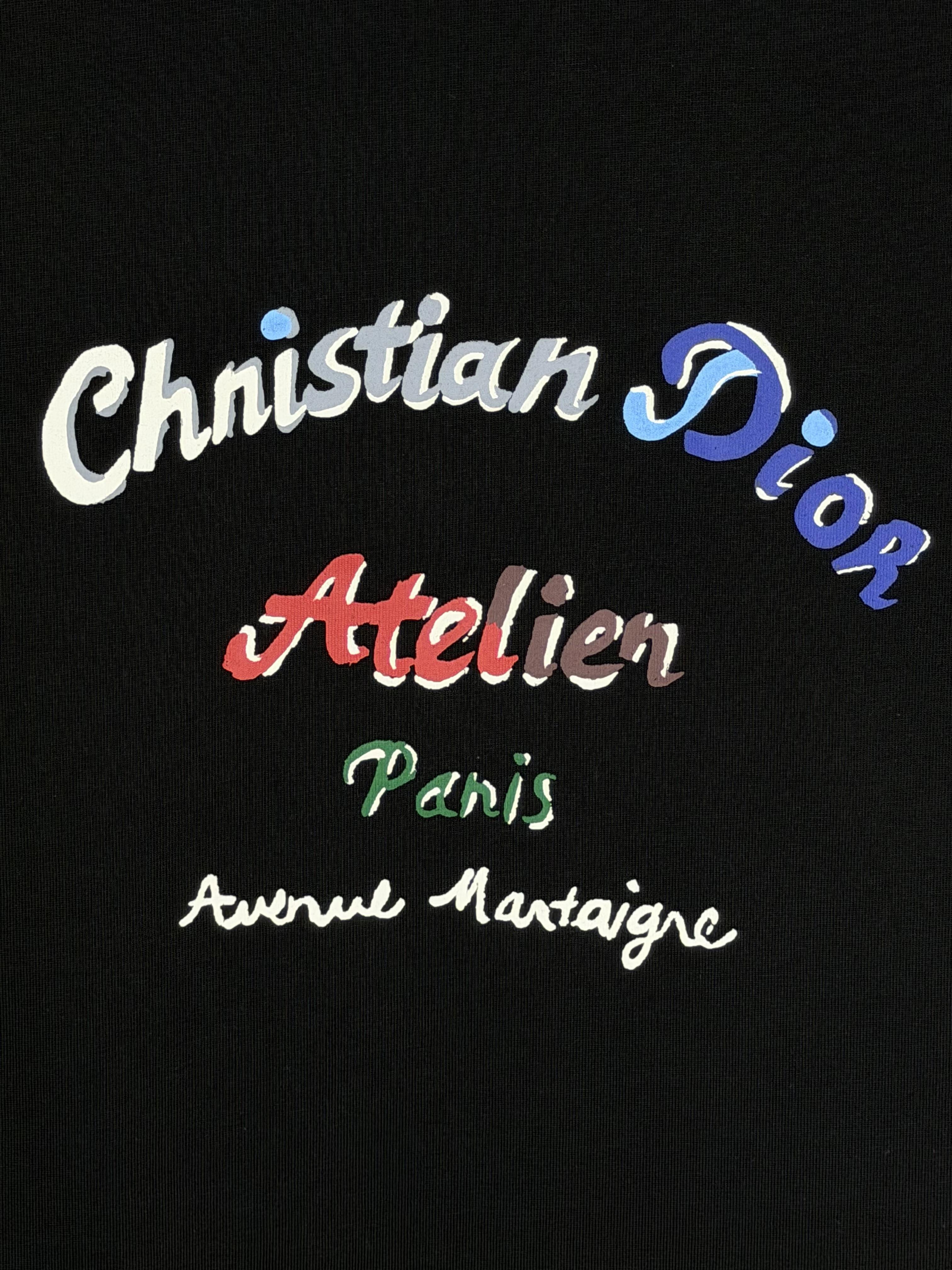 Playera 100% Algodón Dior Cuello Redondo