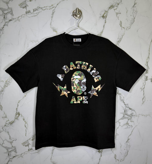 Playera 100% Algodón BAPE Cuello Redondo