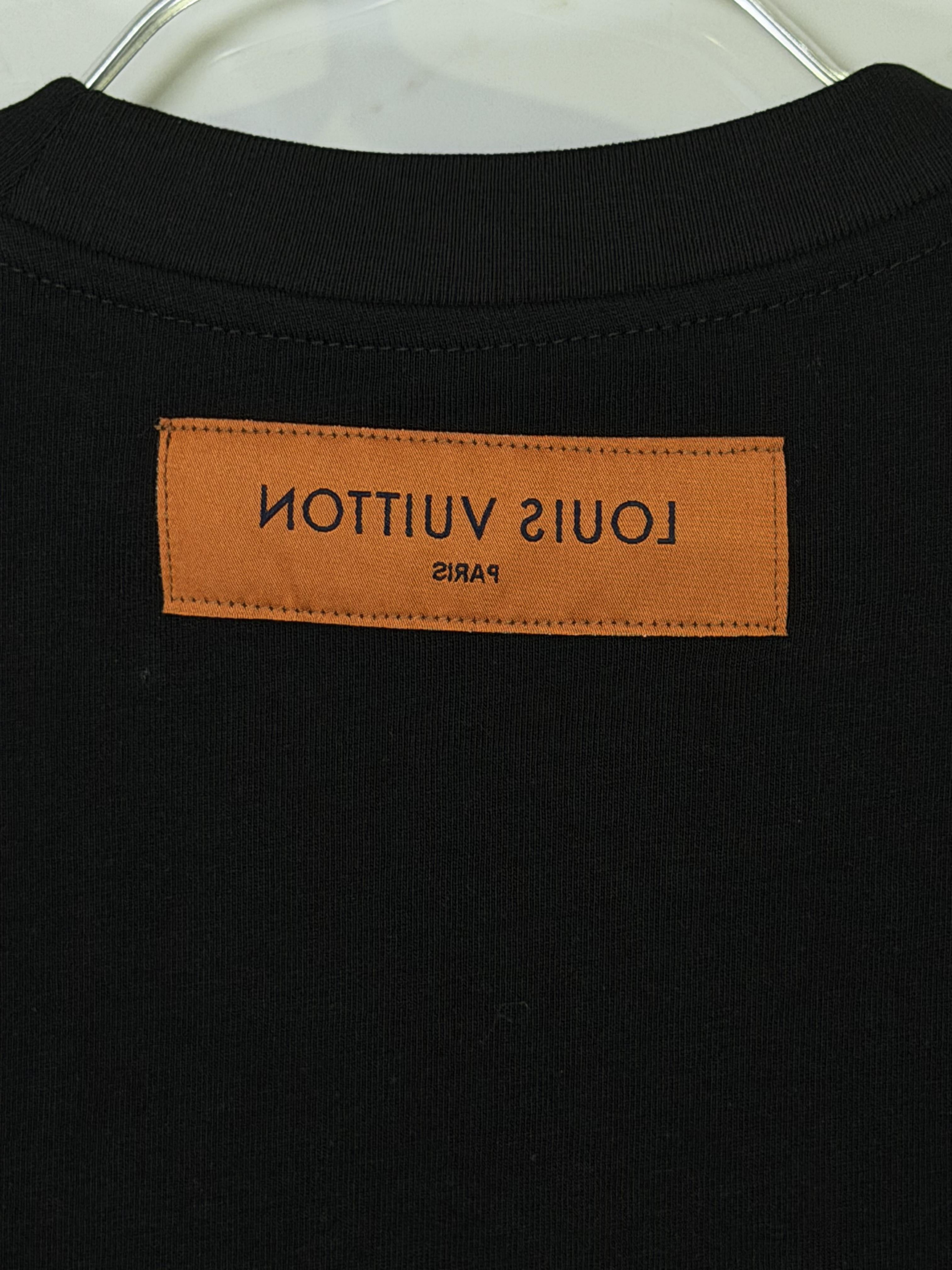 Playera 100% Algodón Louis Vuitton Cuello Redondo