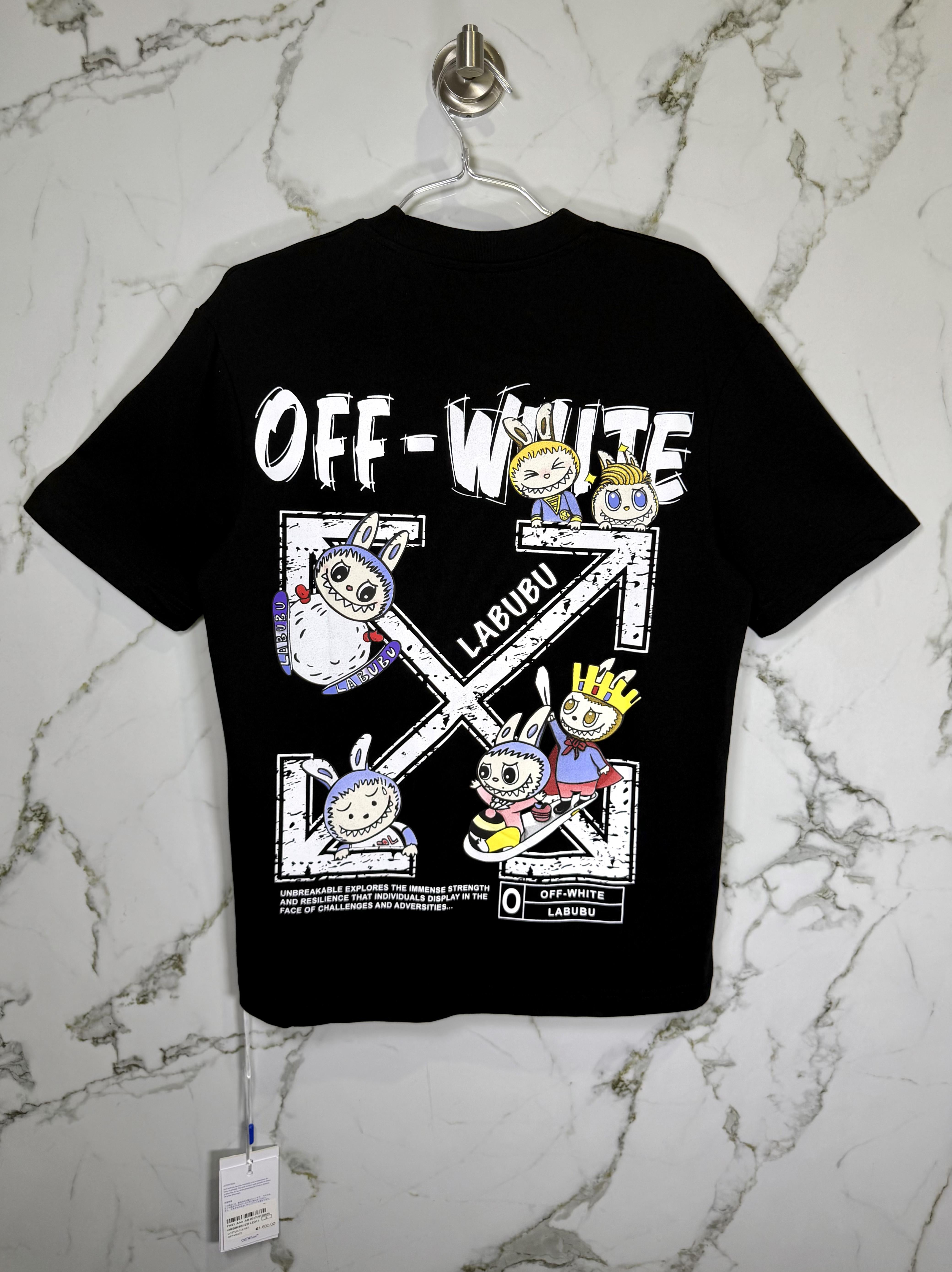 Playera 100% Algodón Off White Cuello Redondo