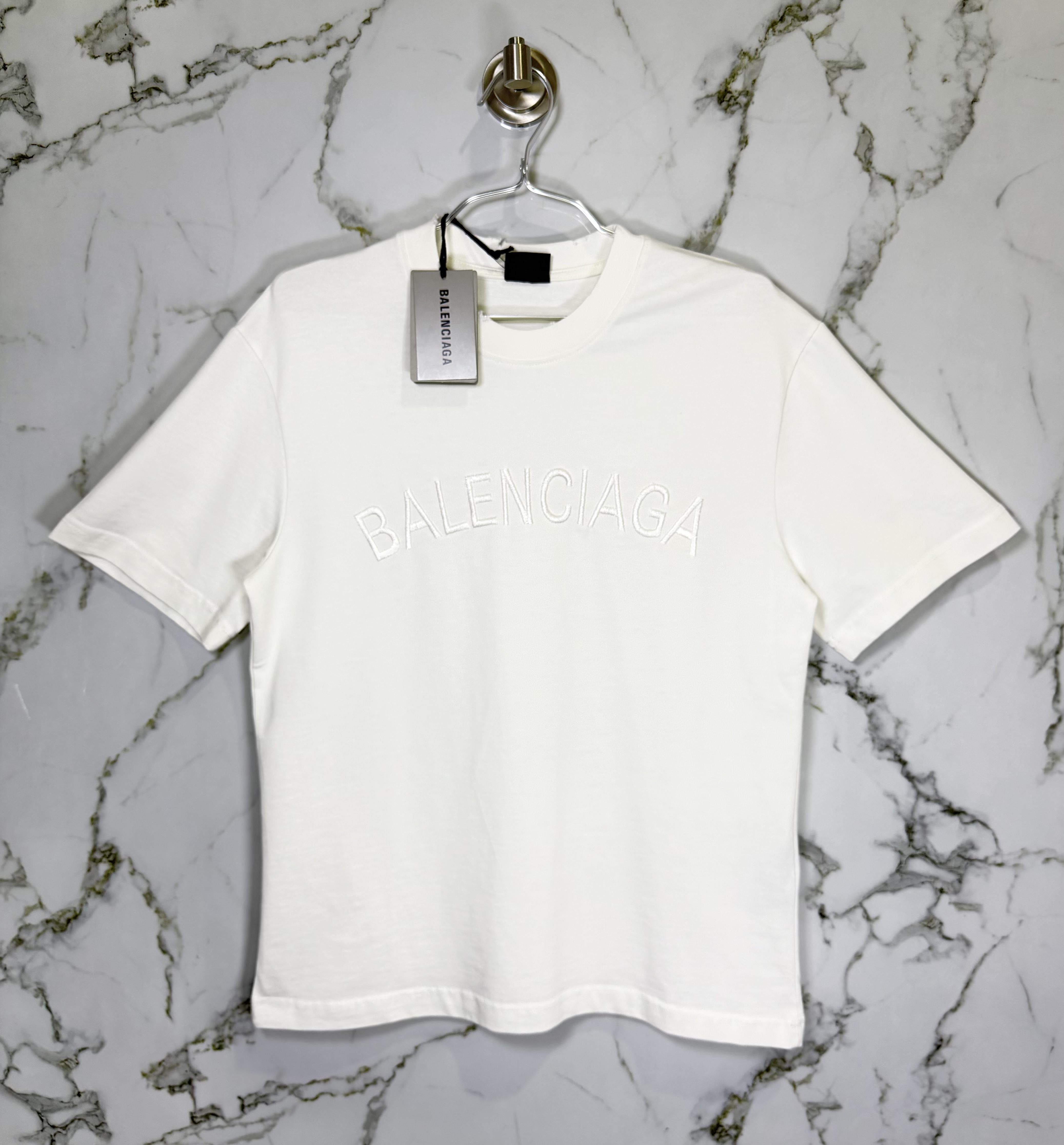 Playera 100% Algodón Balenciaga Cuello Redondo