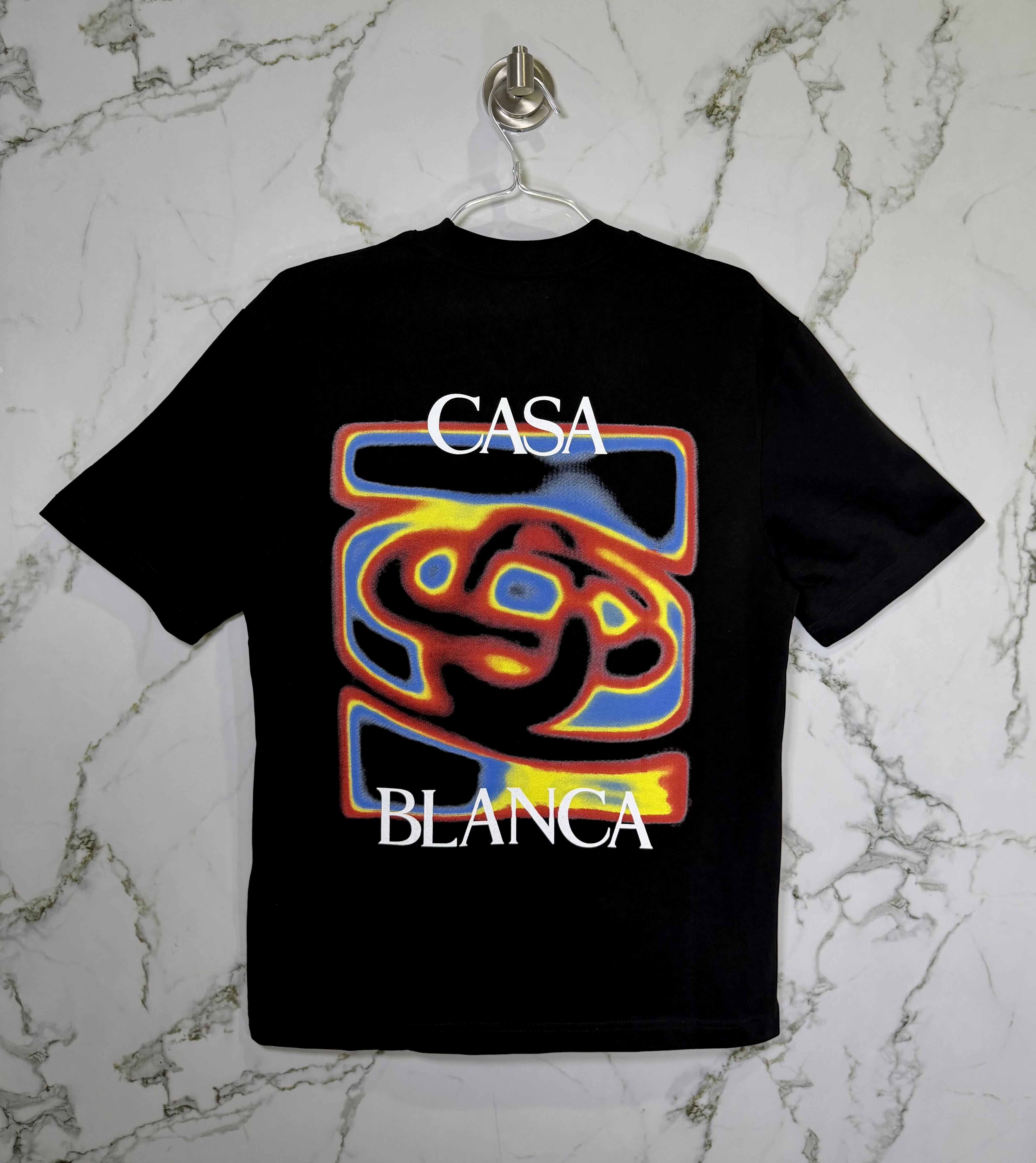 Playera 100% Algodón Casa Blanca Cuello Redondo