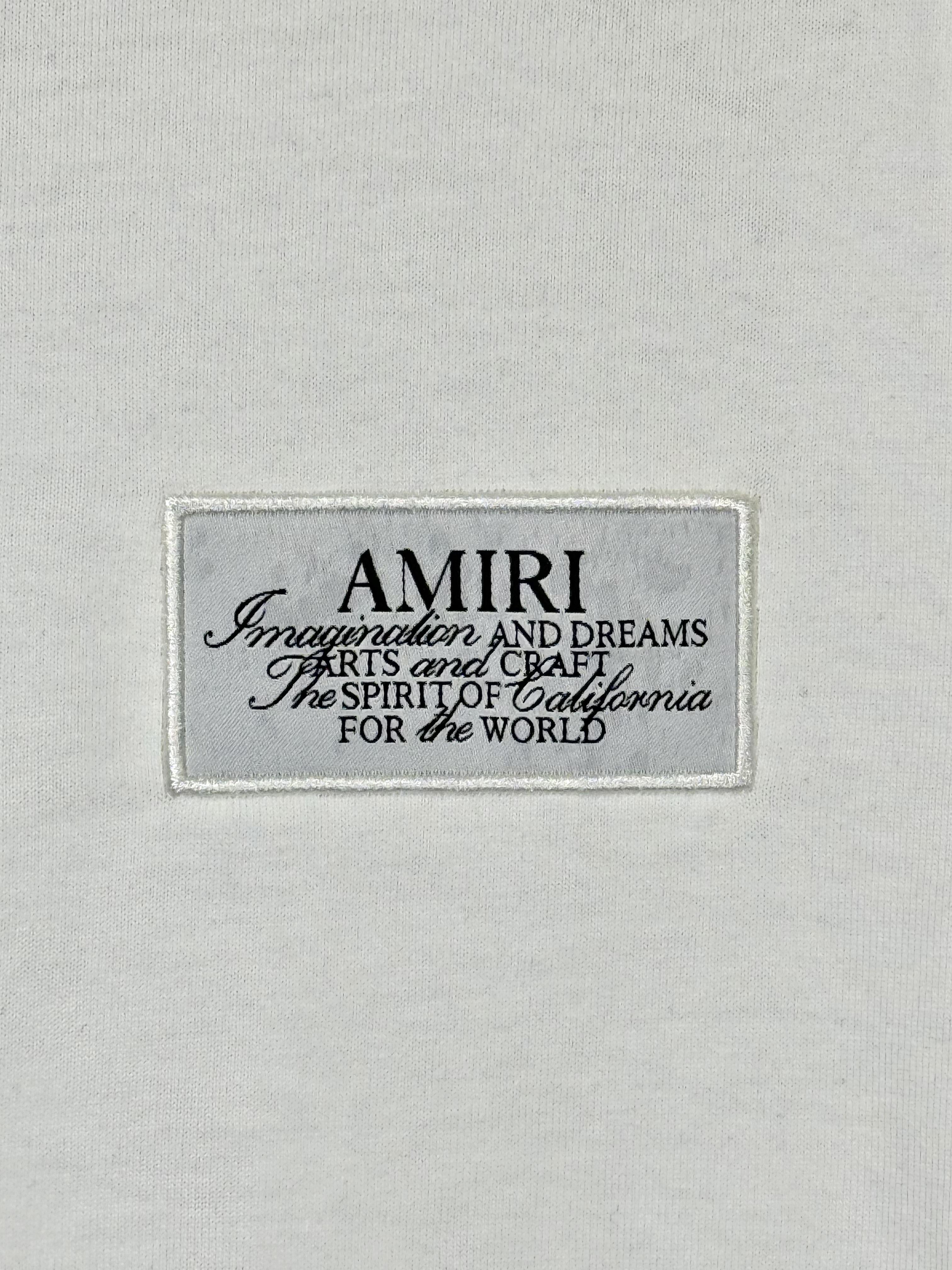 Playera Calidad Alta AMIRI Cuello Redondo