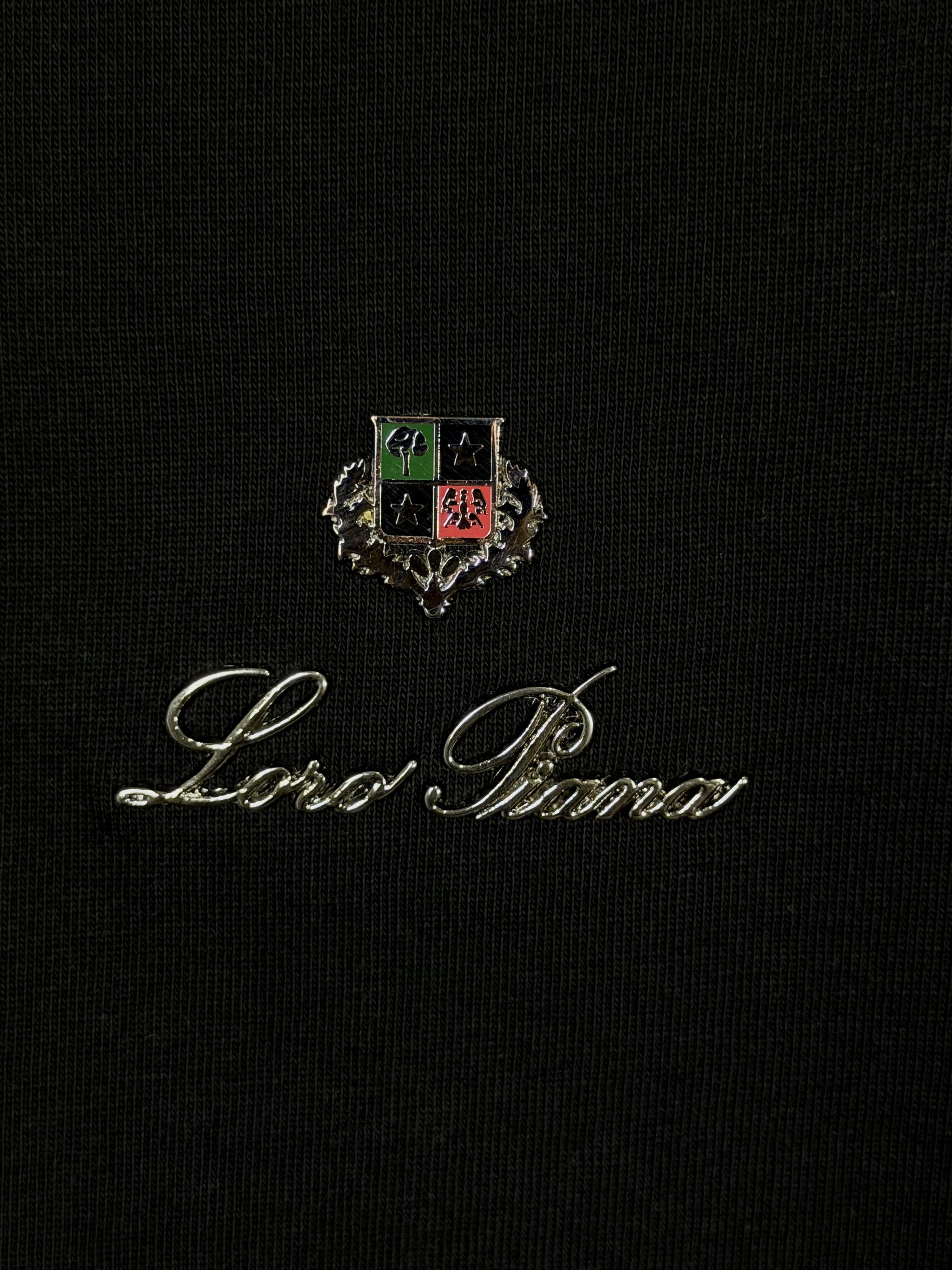 Playera 100% Algodón Loro Piana Cuello Redondo