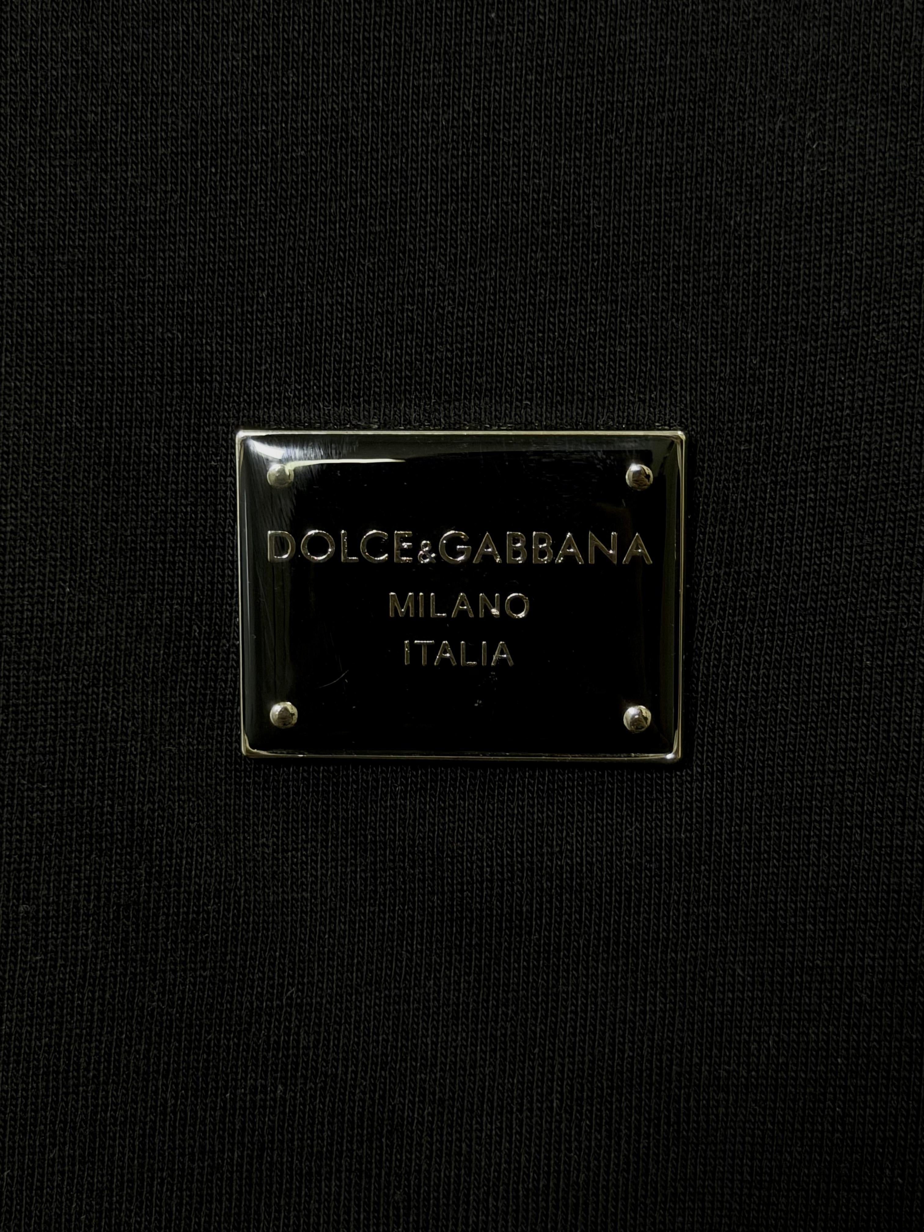 Playera 100% Algodón Dolce & Gabbana Cuello Redondo