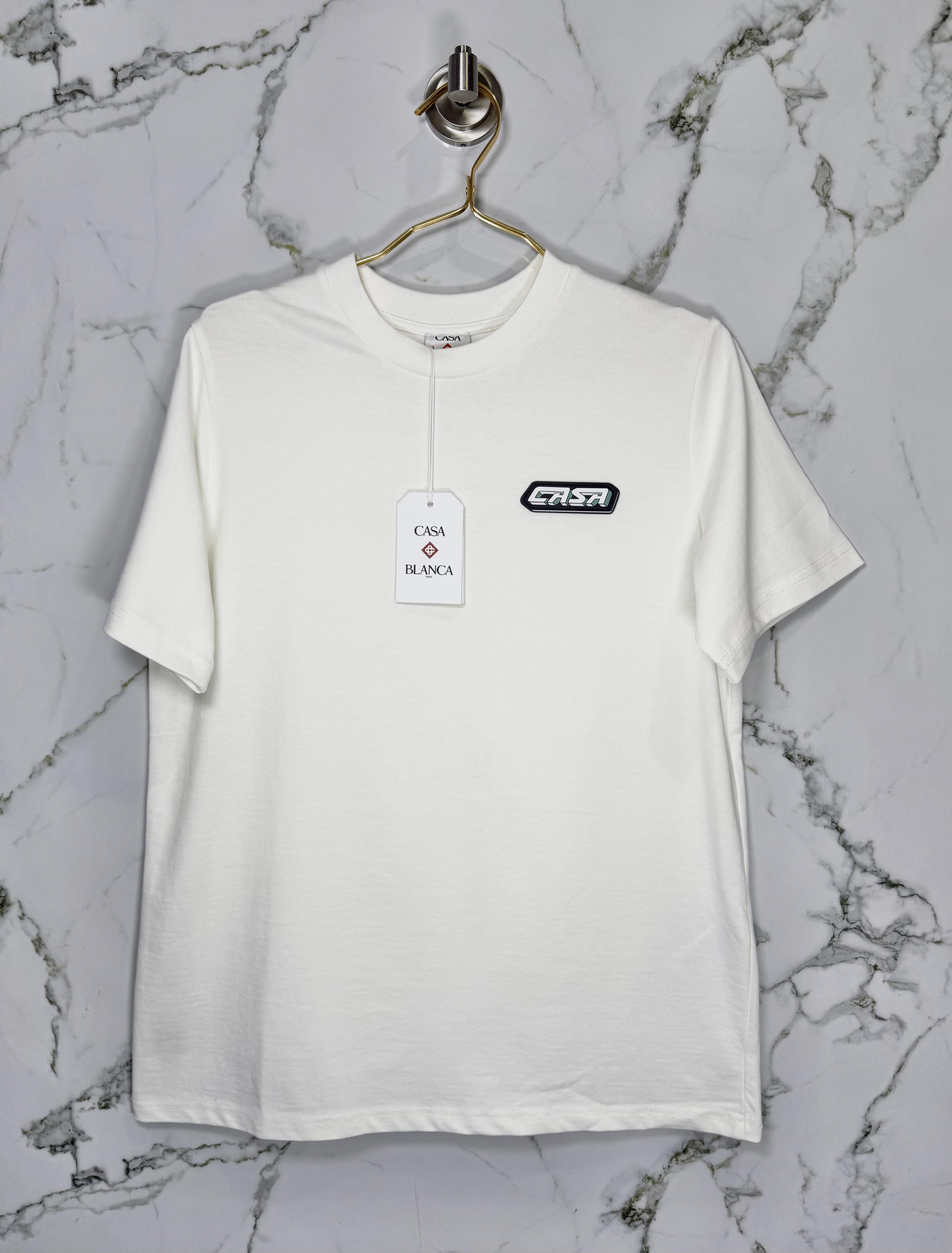 Playera Calidad Alta Casa Blanca Cuello Redondo